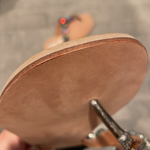 JEFFREY CAMPBELL Ibiza Naples Multicolor Jewel Embellished Sandals - Picture 11 of 16